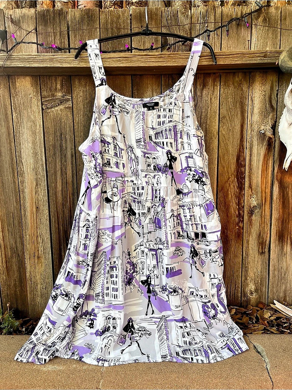 Simply Vera Wang Purple Shopping Ladies Dress